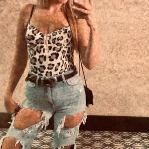 Victoria’s Secret Cheetah Bodysuit